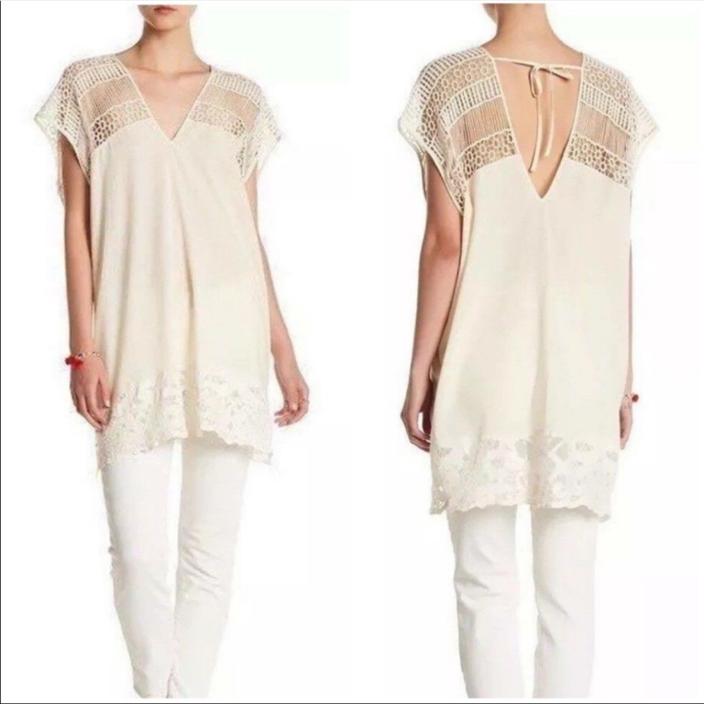 NWT Melrose and Market Crochet Tunic  (XS/S)